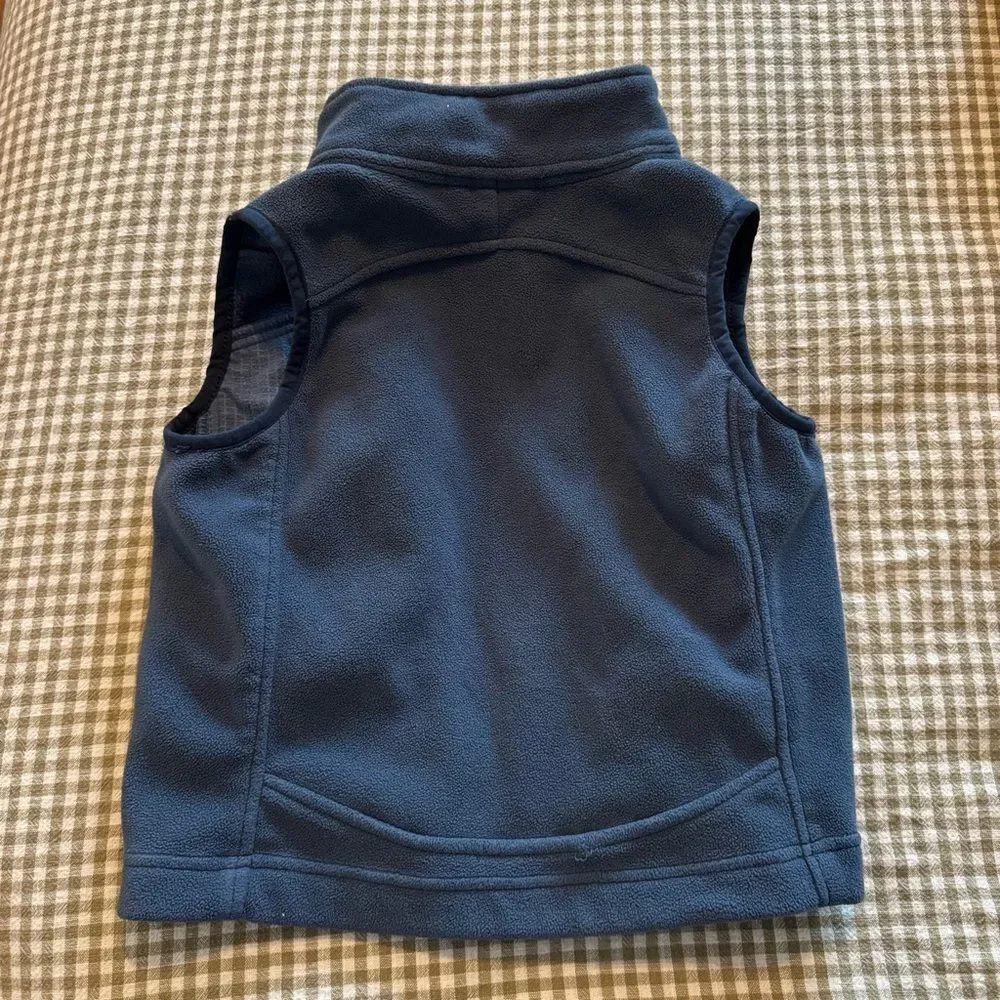 REI Boy’s Fleece Vest Blue sz XXS (4-5)